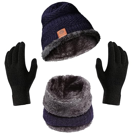 Boldfit 3-in-1 WINTER HAT SCARF GLOVES SET - National Deals of India